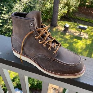 Mens Red Wing Classic Moc Boot Shoe Size 9